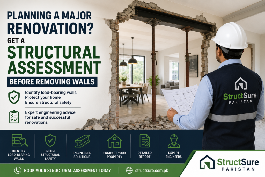 Planning a Major Renovation? Get a Structural Assessment Before Removing Walls