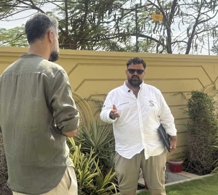 Inspection at Seaview appartments karachi